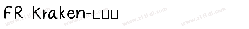 FR Kraken字体转换